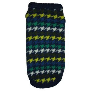 Top Paw Dog Sweater (lot of 4) Size XS navy blue houndstooth green yellow gray